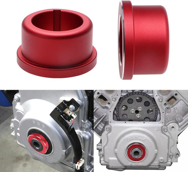 URLWALL LS Timing Cover Alignment Tools & Seal Installer Seal Kit, Front Rear Cover Alignment Tool Kit Fit for LS Series Engines Ls1 Ls2 Ls3 Ls6 Ls Lq4 Lq9 4.8 5.3 5.7 6.0 6.2 (Red) - Image 1